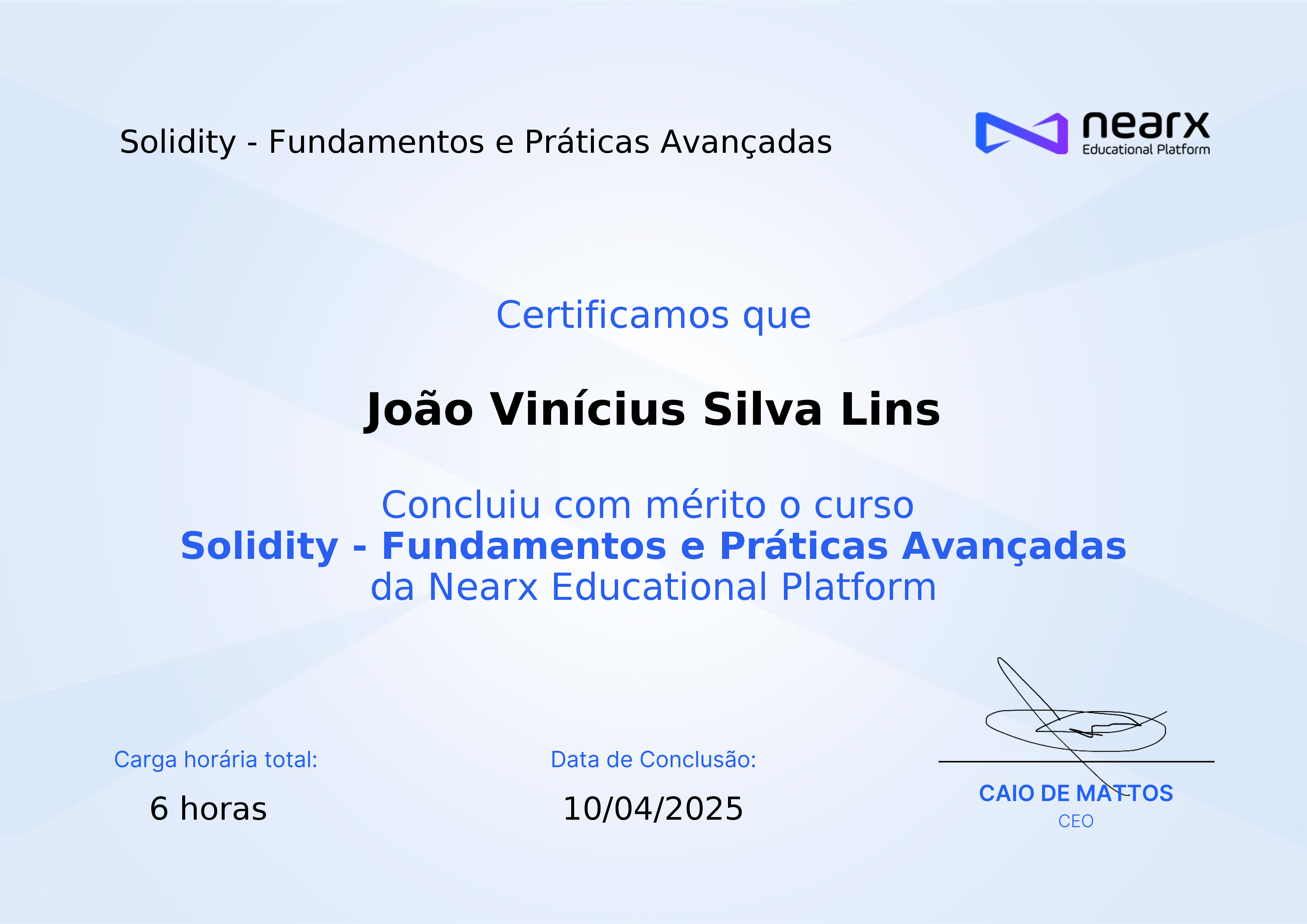 João Vinícius - Software Developer PL | Java | Spring | Web3j ...