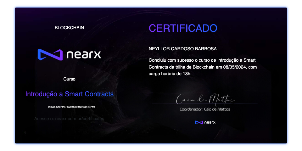 Neyllor Cardoso Barbosa - Blockchain Developer | Blockchain Engineer ...